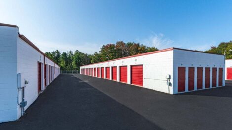 Harbor Park Storage drive-up units.