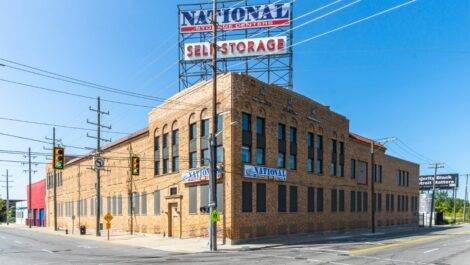 National Storage Oakman Detroit facility exterior.