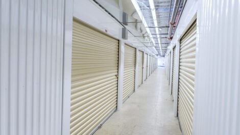 Interior storage units at National Storage in Pontiac, MI.