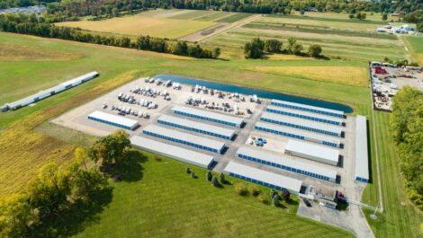 Rawsonville Self Storage aerial view.