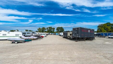 Rawsonville Self Storage boat and RV parking.