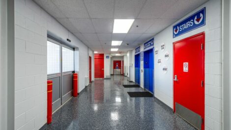 National Storage - Southfield interior hallway.
