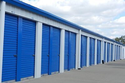Drive up storage units.