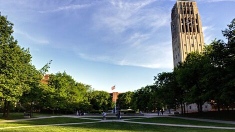 Bell Tower at the University of Michigan.