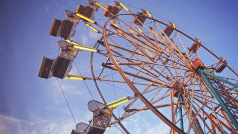 A ferris wheel.