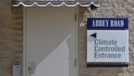 Climate controlled entrance at Abbey Road Self Storage in North Royalton, OH.