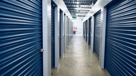 Climate controlled storage units at Abbey Road Self Storage.