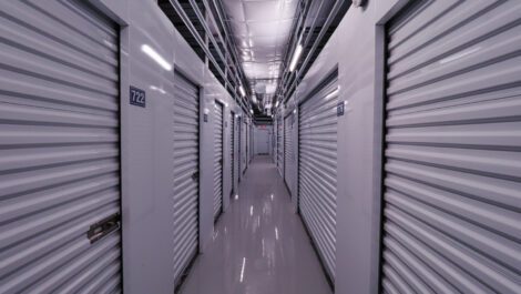 Interior storage units.